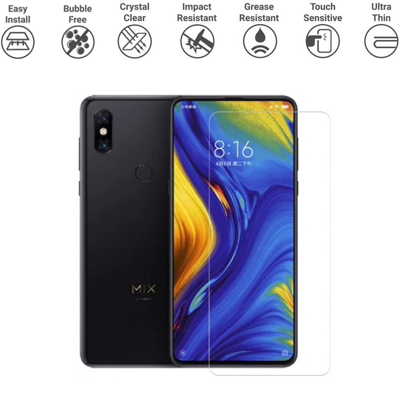 Apsauginis stikliukas telefonui (MI MIX 3) Apsauginis stikliukas telefonui (MI MIX 3)